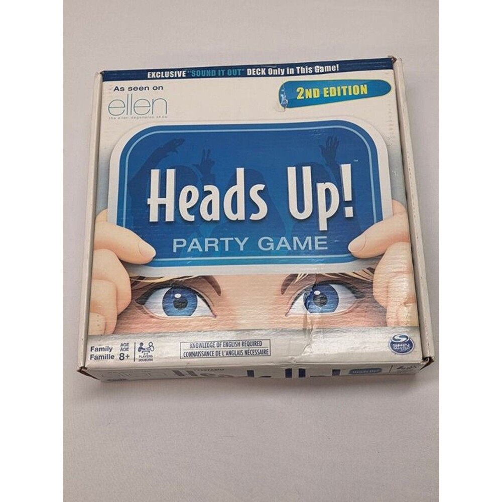Heads Up! Party Game 2nd Edition Spin Master Complete Family Board Game